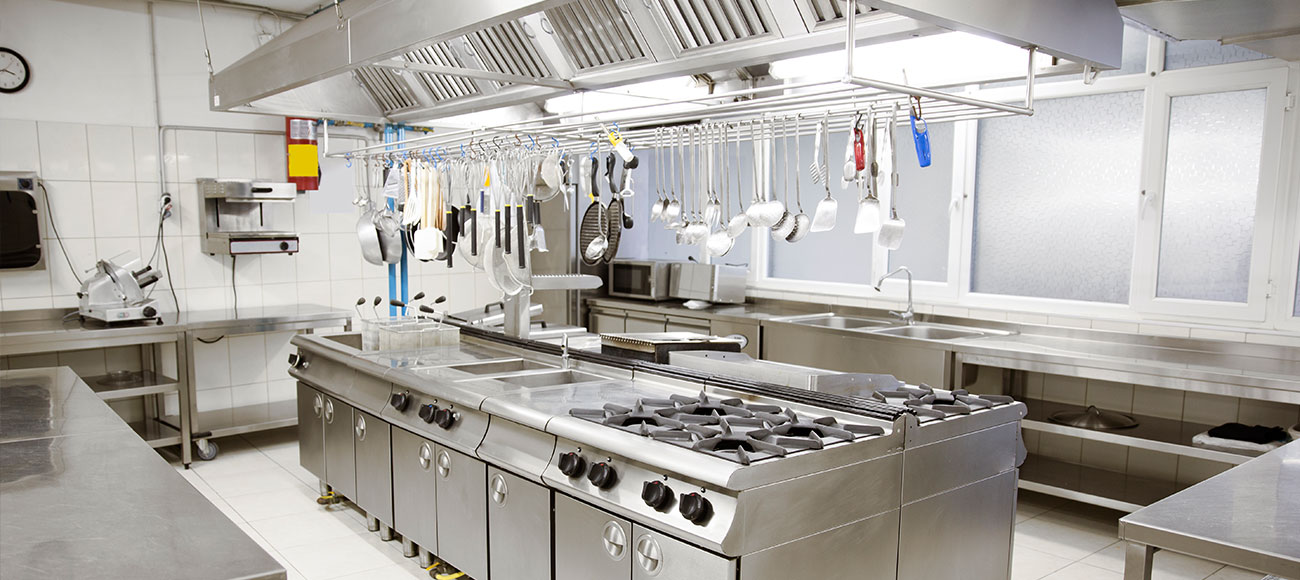 20-50人星級(jí)酒店廚房3D效果圖