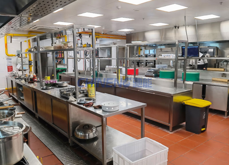 廣州白云天降美食機器人中餐廳廚房烹飪區(qū)設備
