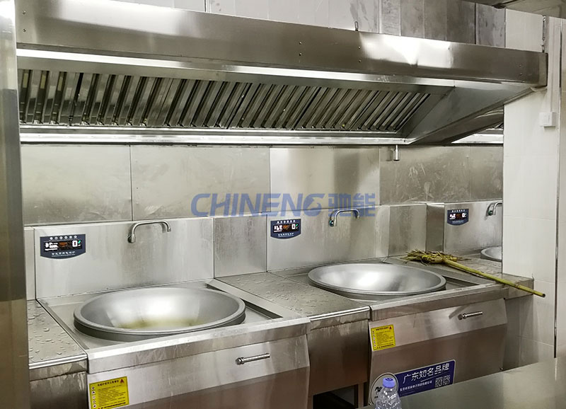 鶴山沙坪第二小學食堂烹飪區(qū)設備