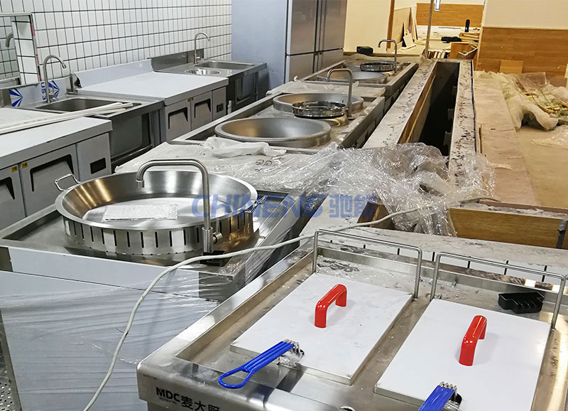 寧波廚鮮笙廚房施工現場