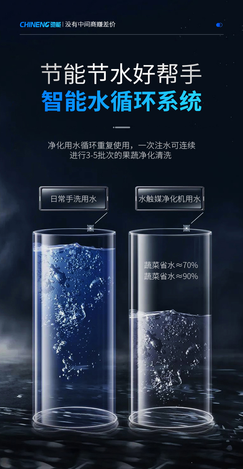 水觸媒洗菜機304內(nèi)膽不銹鋼